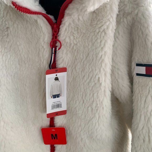 NWT Tommy Hilfiger Zip Faux Fur Zipped Jacket (warm for winter months) - Picture 2 of 16